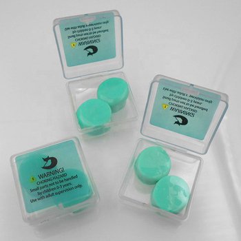 矽膠防水黏土耳塞-1對2入透明塑料盒_1